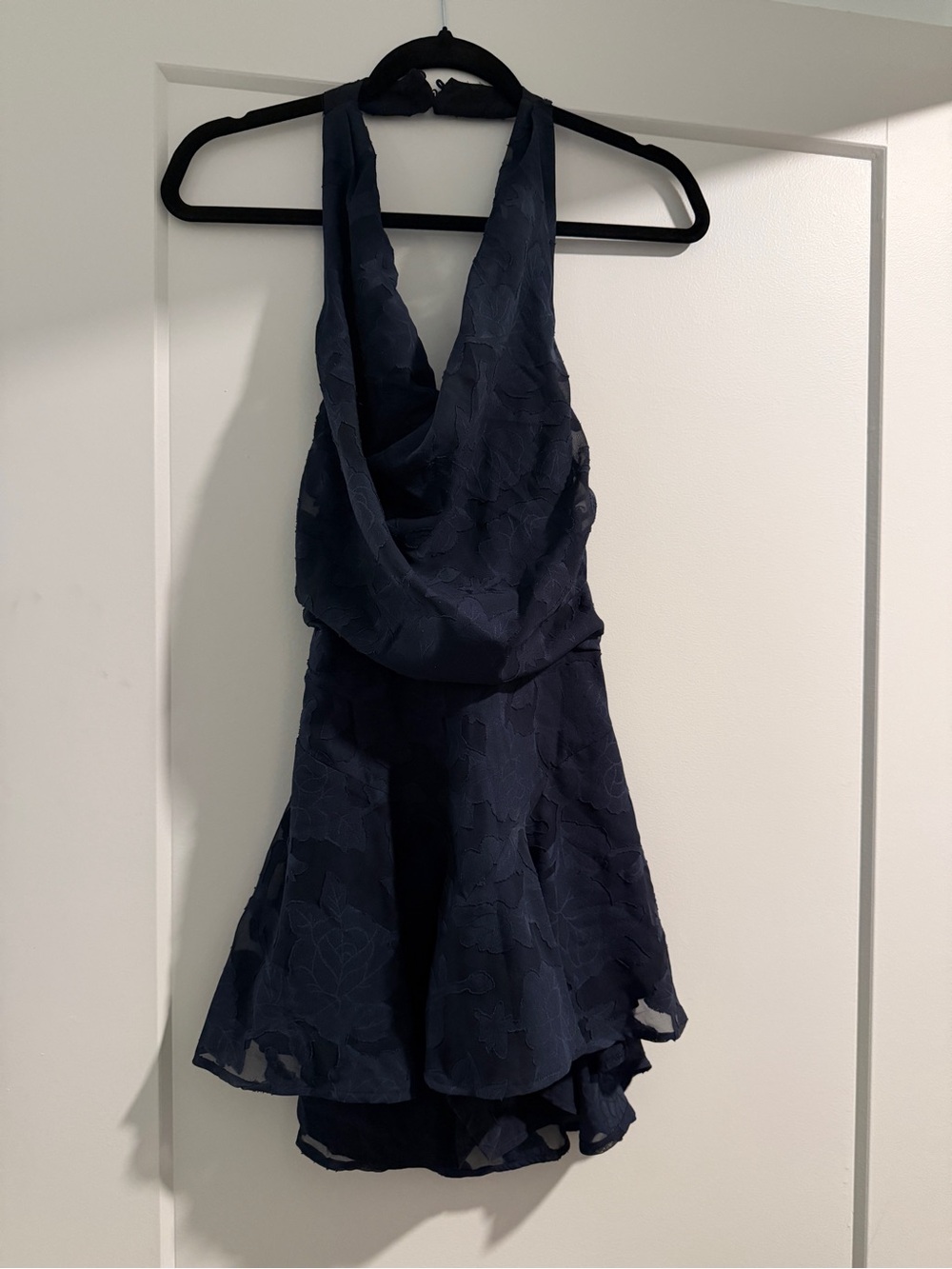 Hello Molly FESTIVAL OF LOVE HALTER ROMPER NAVY - Picture 4 of 4